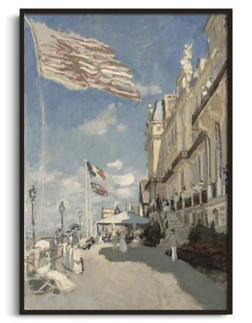 Inspiration Hôtel des Roches Noires à Trouville Monet - peinture à l'huile